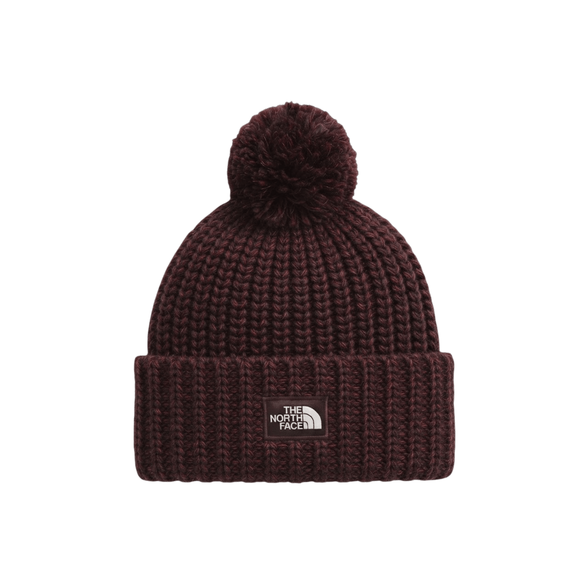 NORTH FACE COZY CHUNKY CABIN BEANIE BURGUNDY BROWN RED