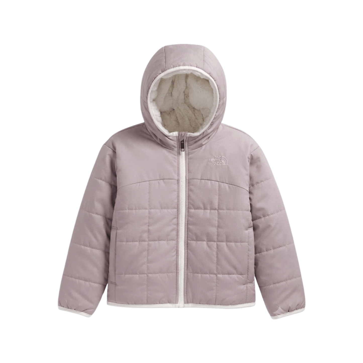 NORTH FACE G RVRSIBLE SHASTA FZ HOOD JKT PALE PLUM