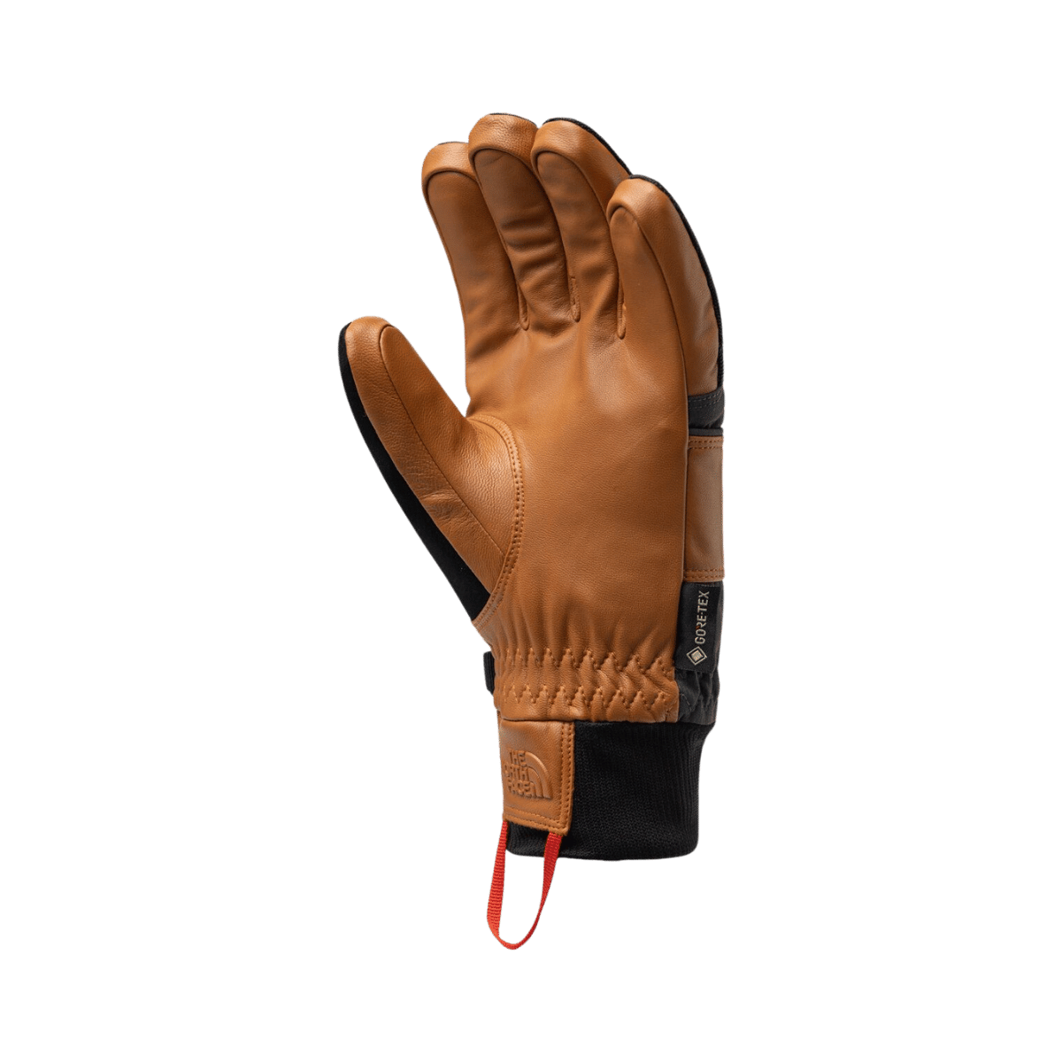 NORTH FACE MONTANA SG GTX GLOVE - LEATHER BROWN/ASPHALT GREY, PALM SIDE