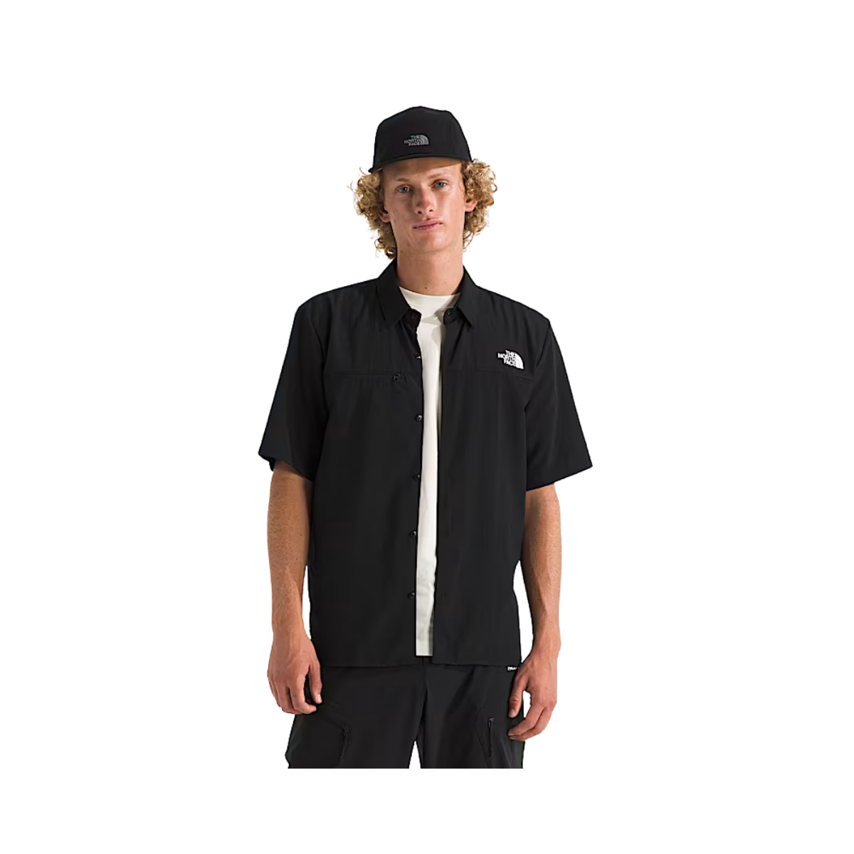 NORTH FACE PACKABLE S/S SHIRT TNF BLACK