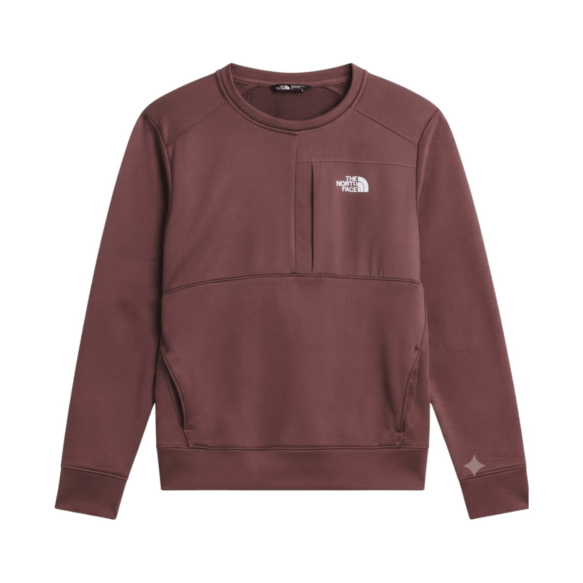 NORTH FACE TEEN PERFORMANCE FLEECE CREW FERMENTED CLAY