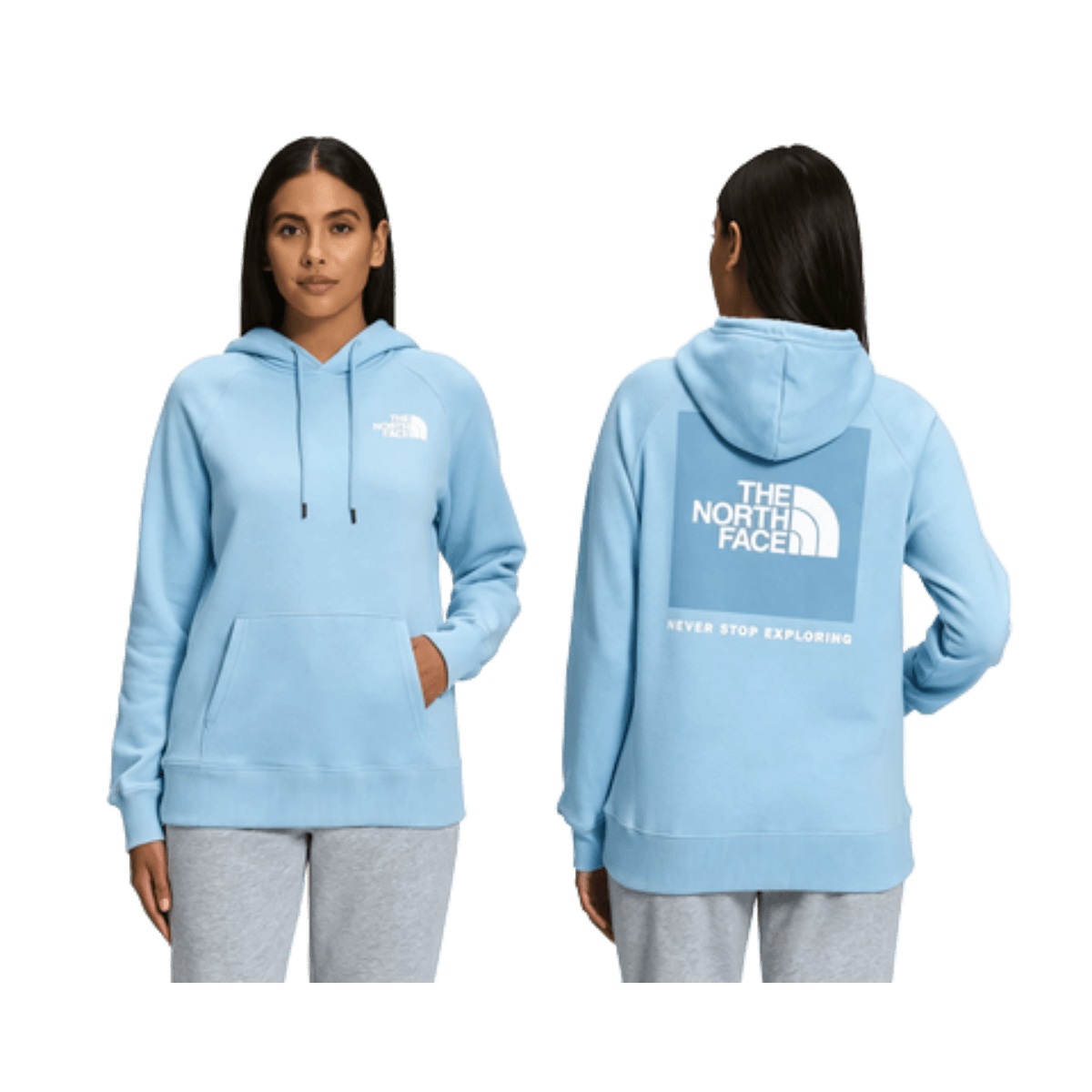 NORTH FACE W BOX NSE PULLOVER HOODIE SKYLIGHT BLUE