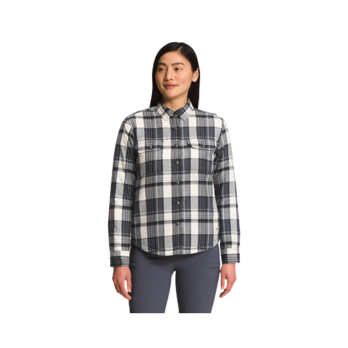 NORTH FACE W CAMPSHIRE SHIRT ASPHALT GREY
