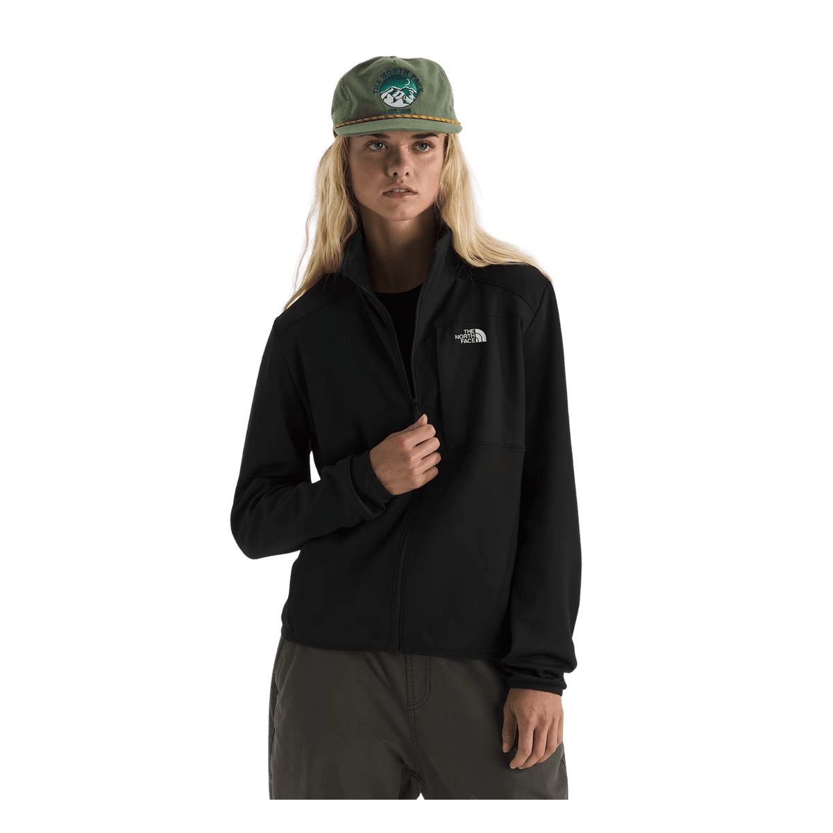 NORTH FACE W PERFORMANCE FLEECE FZ JKT TNF BLACK