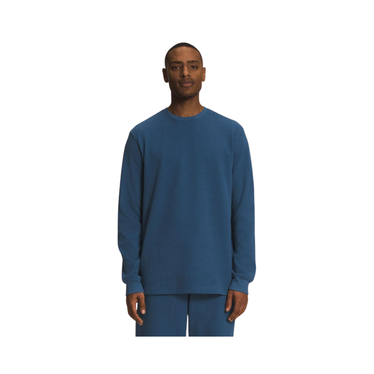 NORTH FACE WAFFLE CREW SHADY BLUE