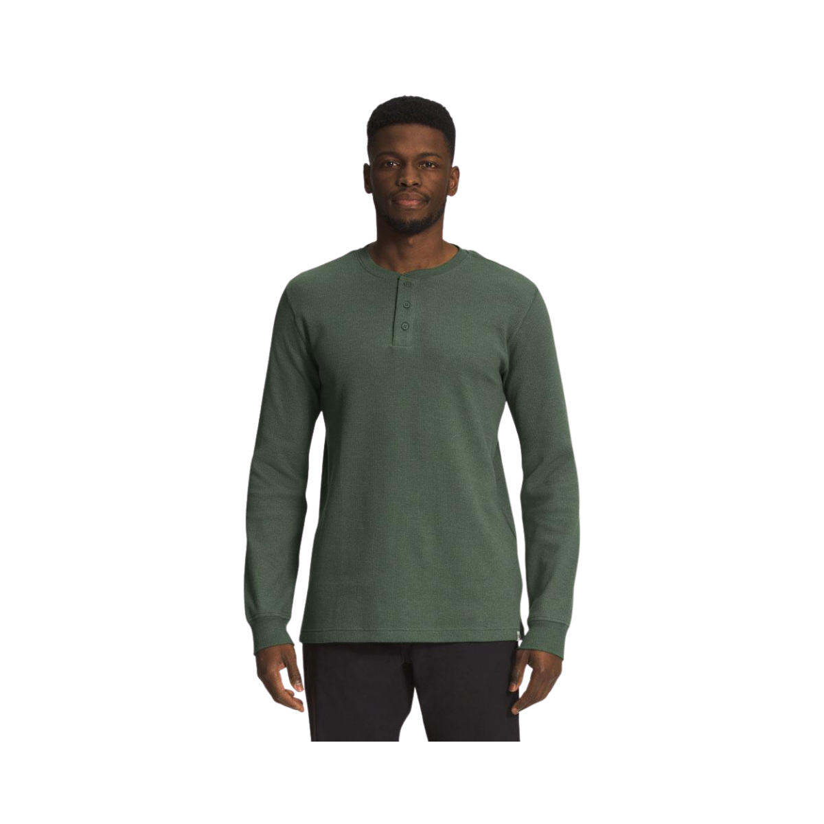 NORTH FACE WAFFLE L/S HENLEY THYME