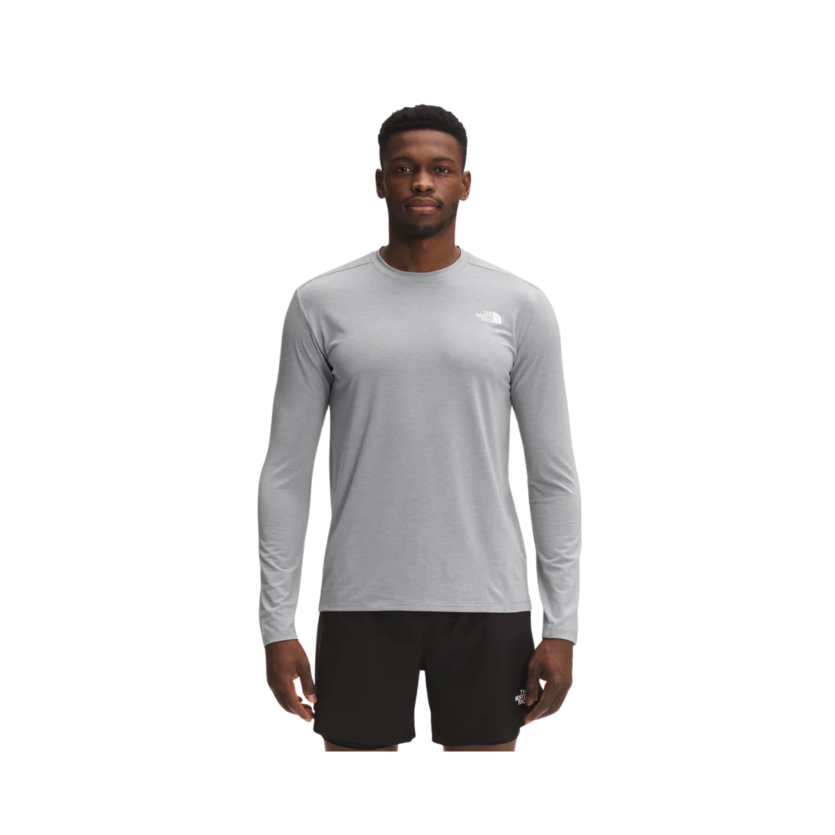 NORTH FACE WANDER L/S MELD GREY HEATHER