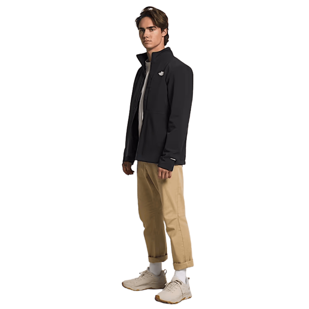 NORTHFACE MEN'S APEX BIONIC 3 JACKETS - TNF BLACK - SIDE FULL VIEW WW