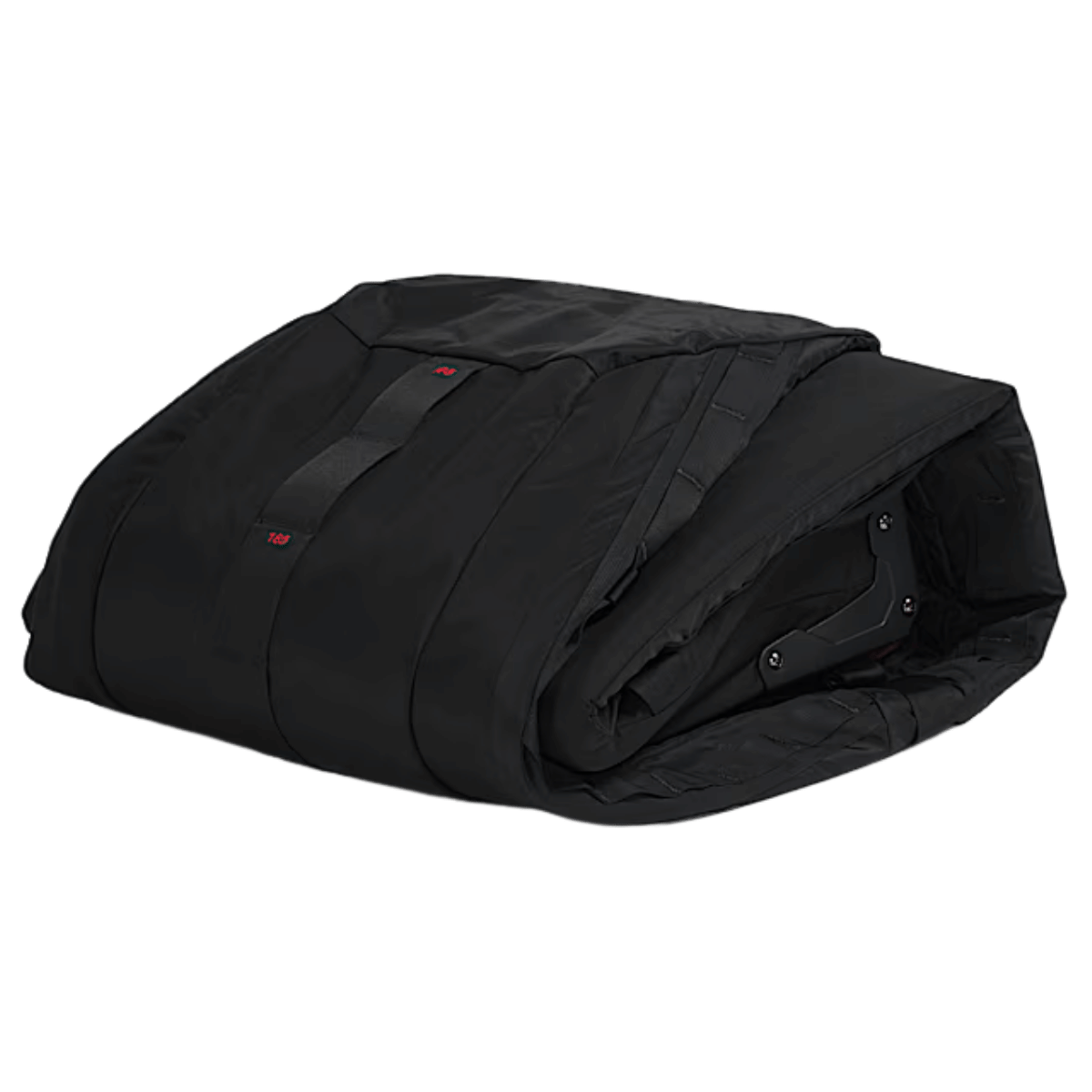 NORTHFACE DURABLE BASE CAMP SNOW ROLLER - TNF BLK/TNFBLK - PACKED VIEW