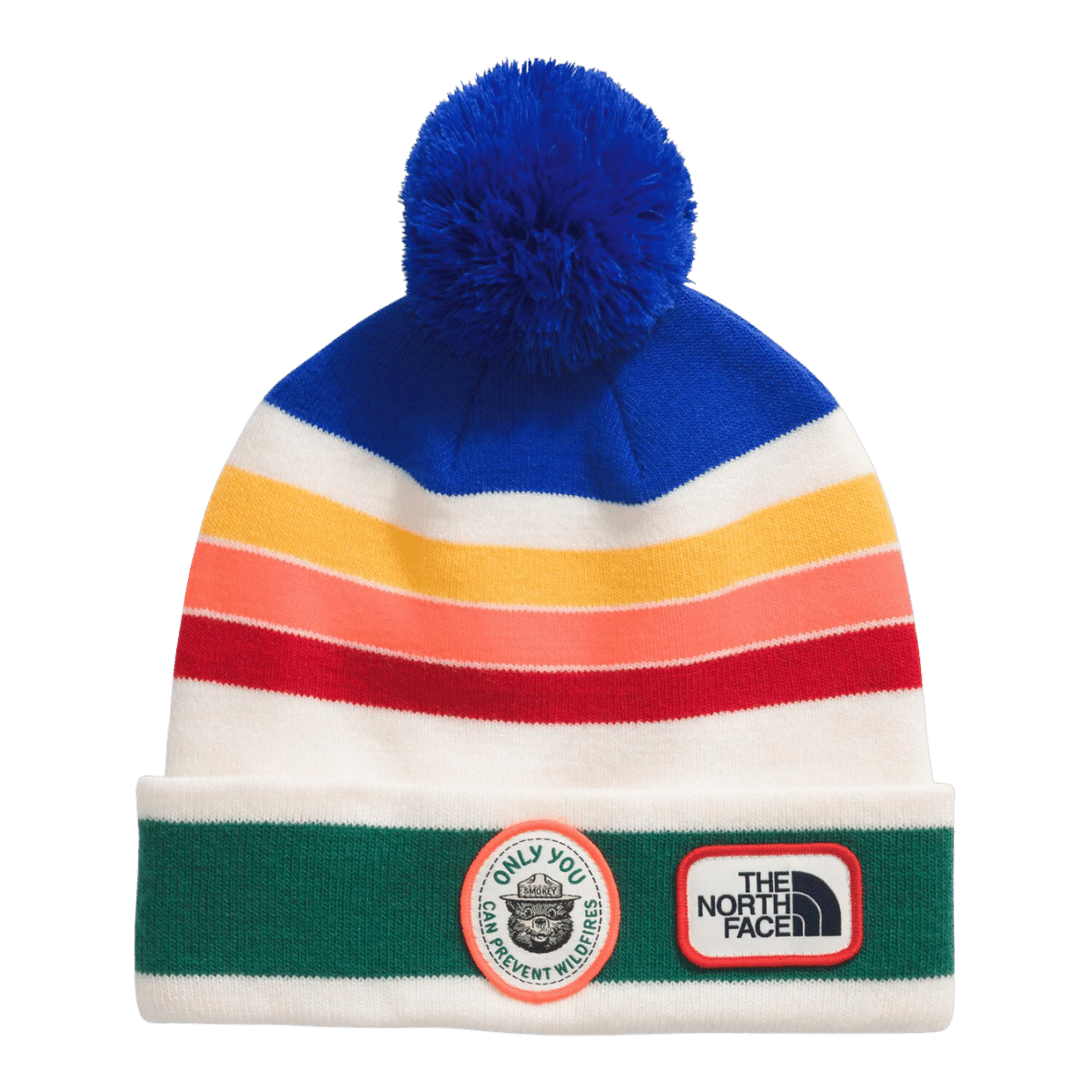 NORTHFACE KID'S SKI TUKE - SMOKEY THE BEAR GRAPHIC/MULTI-COLUR FRONT