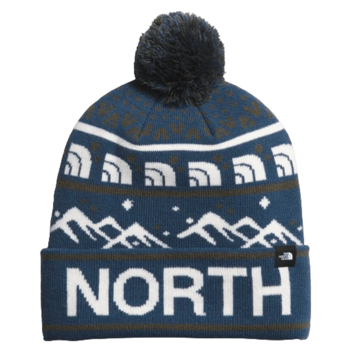 NORTHFACE HERITAGE SKI TUKE - SHADY BLUE - FRONT VIEW