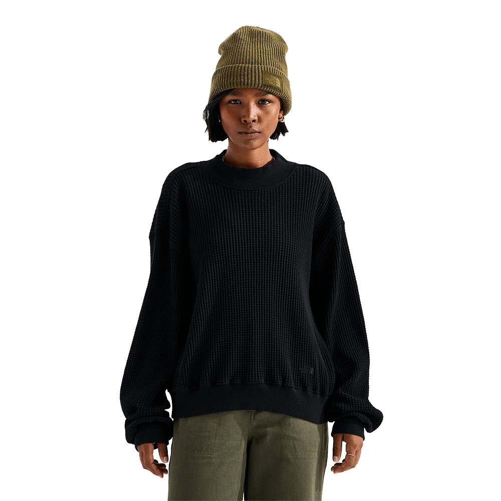 NORTH FACE WOMEN'S CHABOT 2.0 MOCK-NECK- BLACK