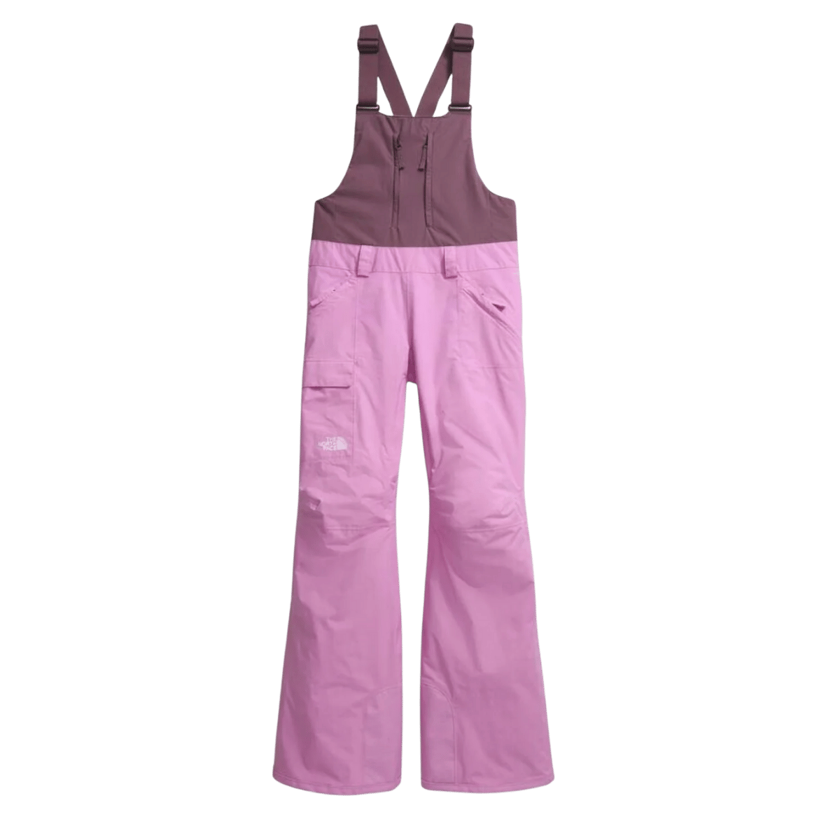 NORTHFACE WOMEN'S FREEDOM INSULATED BIB - MIDNIGHT MAUVE FRONT