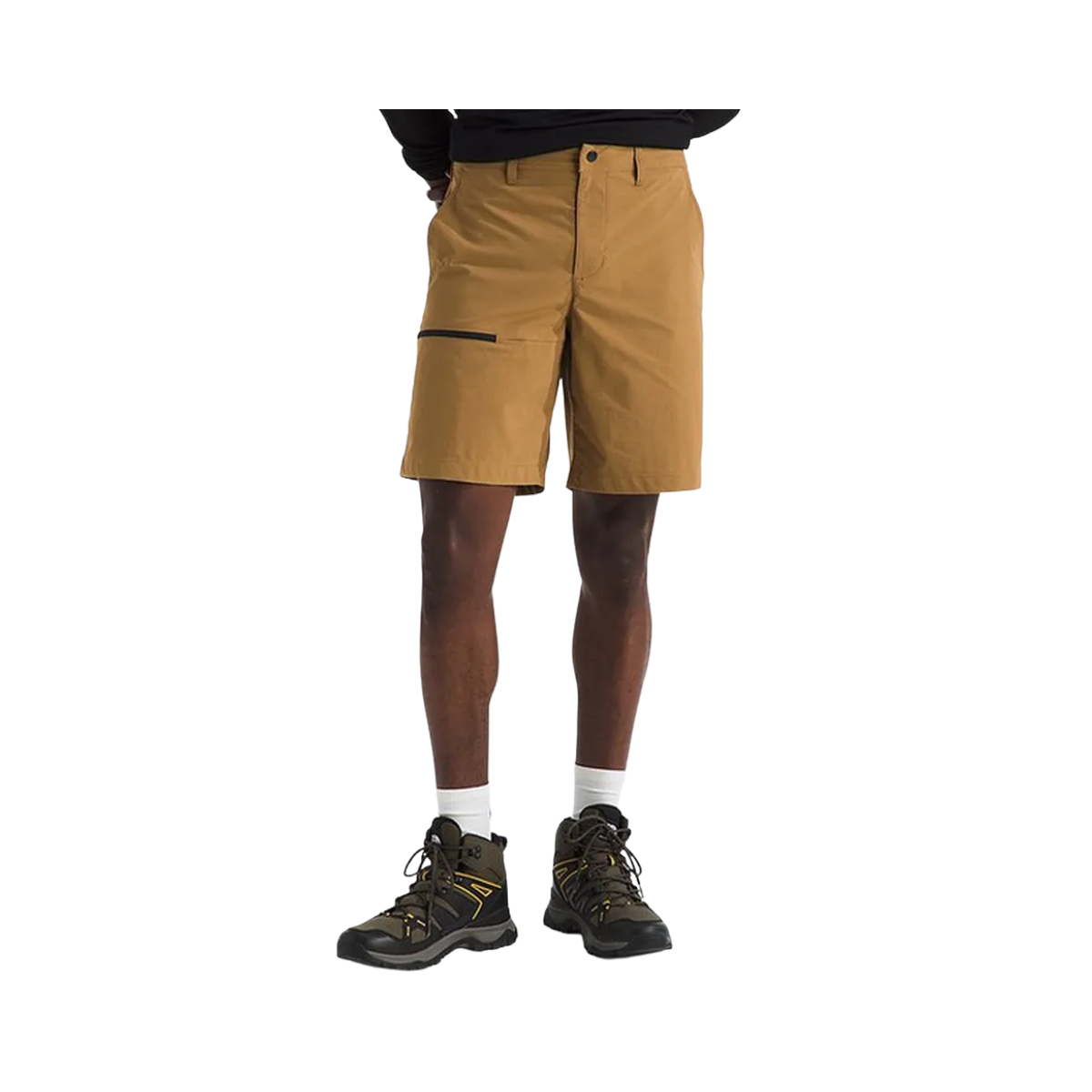 NORTHFACE_BASIN_HIKING_SHORT_9_UTILITY_BROWN_FRONT