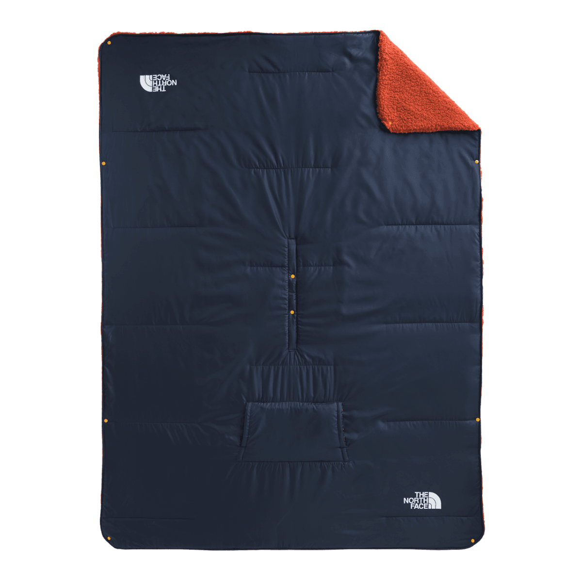 NORTHFACE WAWONA FUZZY BLANKET - NAVY/BRONZE NPF FRONT