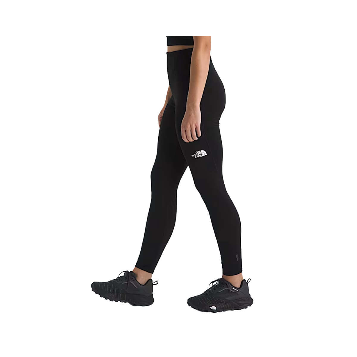 NORTHFACE WOMEN'S WINTER WARM PRO TIGHT - TNF BLACK - SIDE VIEW