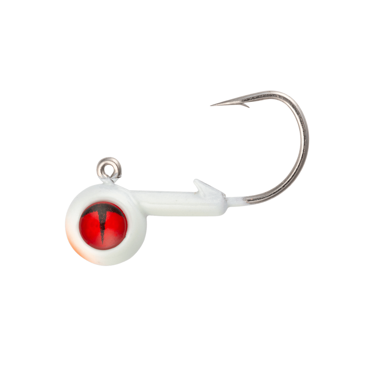 NORTHLAND TUNGSTEN SHORT SHANK JIG 2PK SUPER GLO WHITE