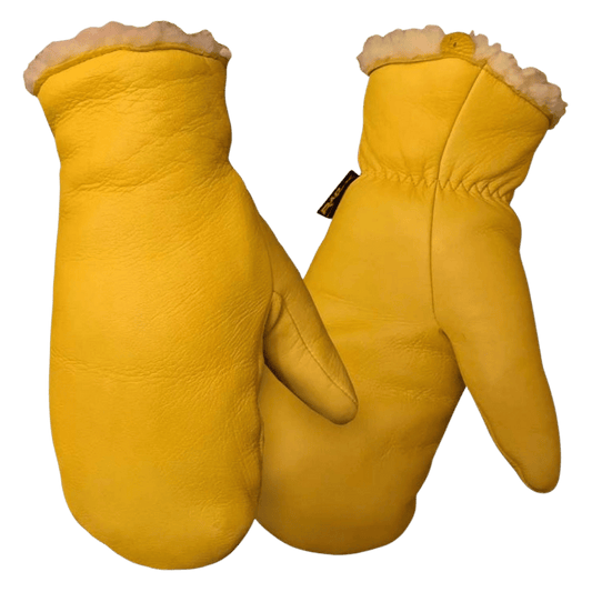 NORTHSTAR FULL GRAIN LEATHER YOUTH MITT - TAN (LINED)