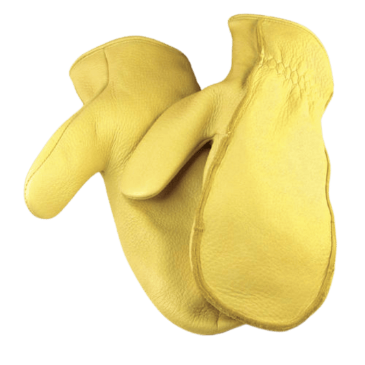 NORTHSTAR MEN'S DEERSKIN CHOPPER MITTEN - TAN (UNLINED)