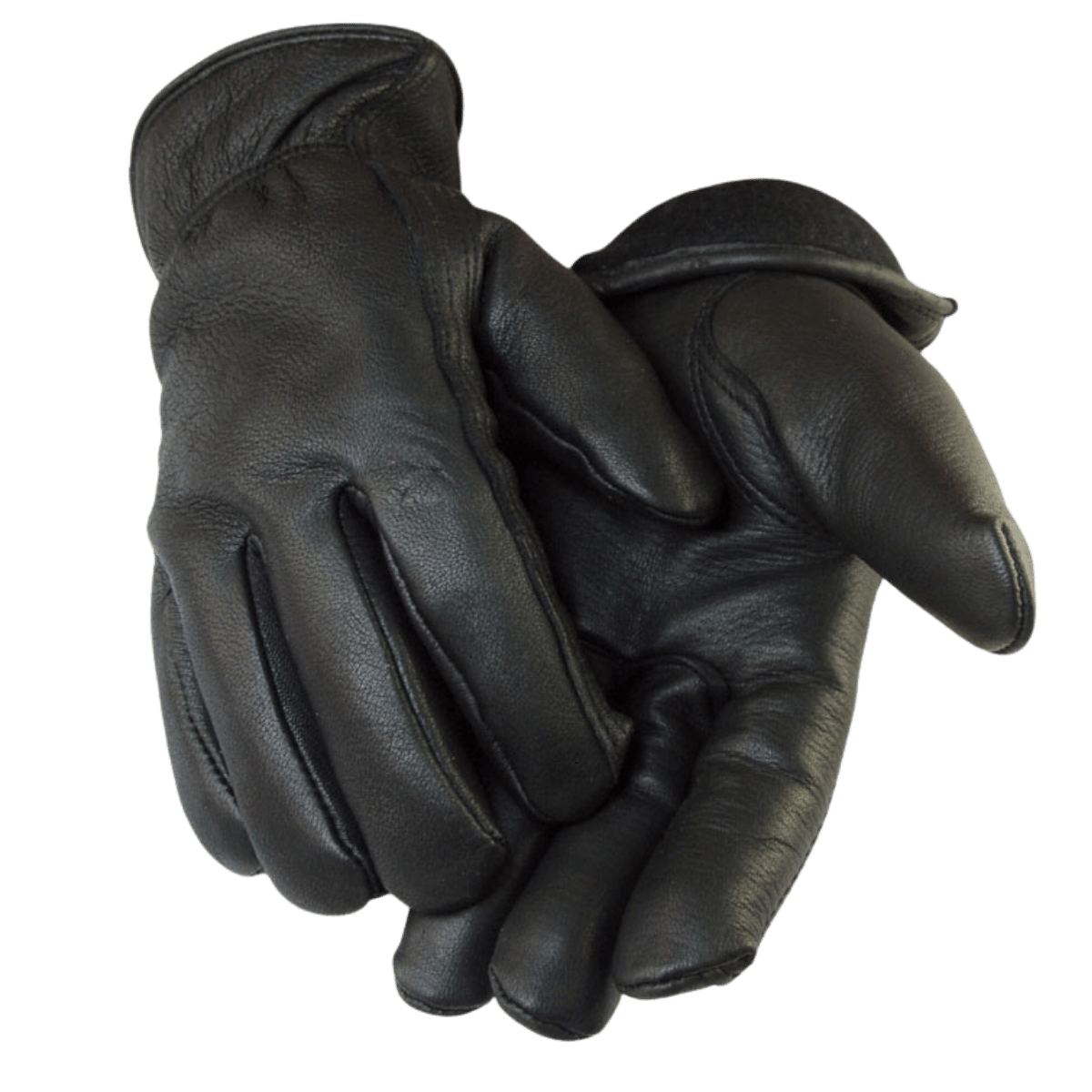 NORTHSTAR MEN'S FULL GRAIN DEERSKIN GLOVES - BLACK (LINED)