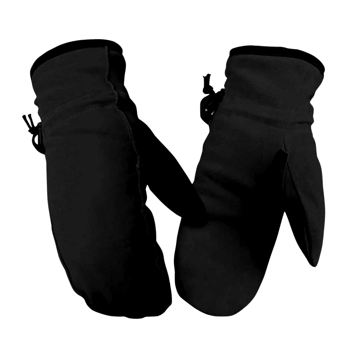 NORTHSTAR WOMEN'S PREMIUM DEER SUEDE FASHION MITTENS - BLACK