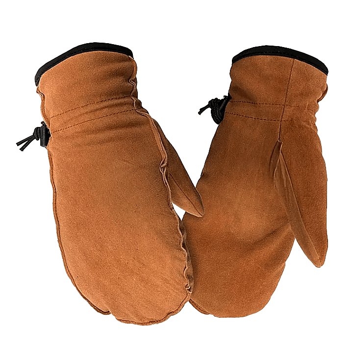 NORTHSTAR WOMEN'S PREMIUM DEER SUEDE FASHION MITTENS - SADDLE TAN