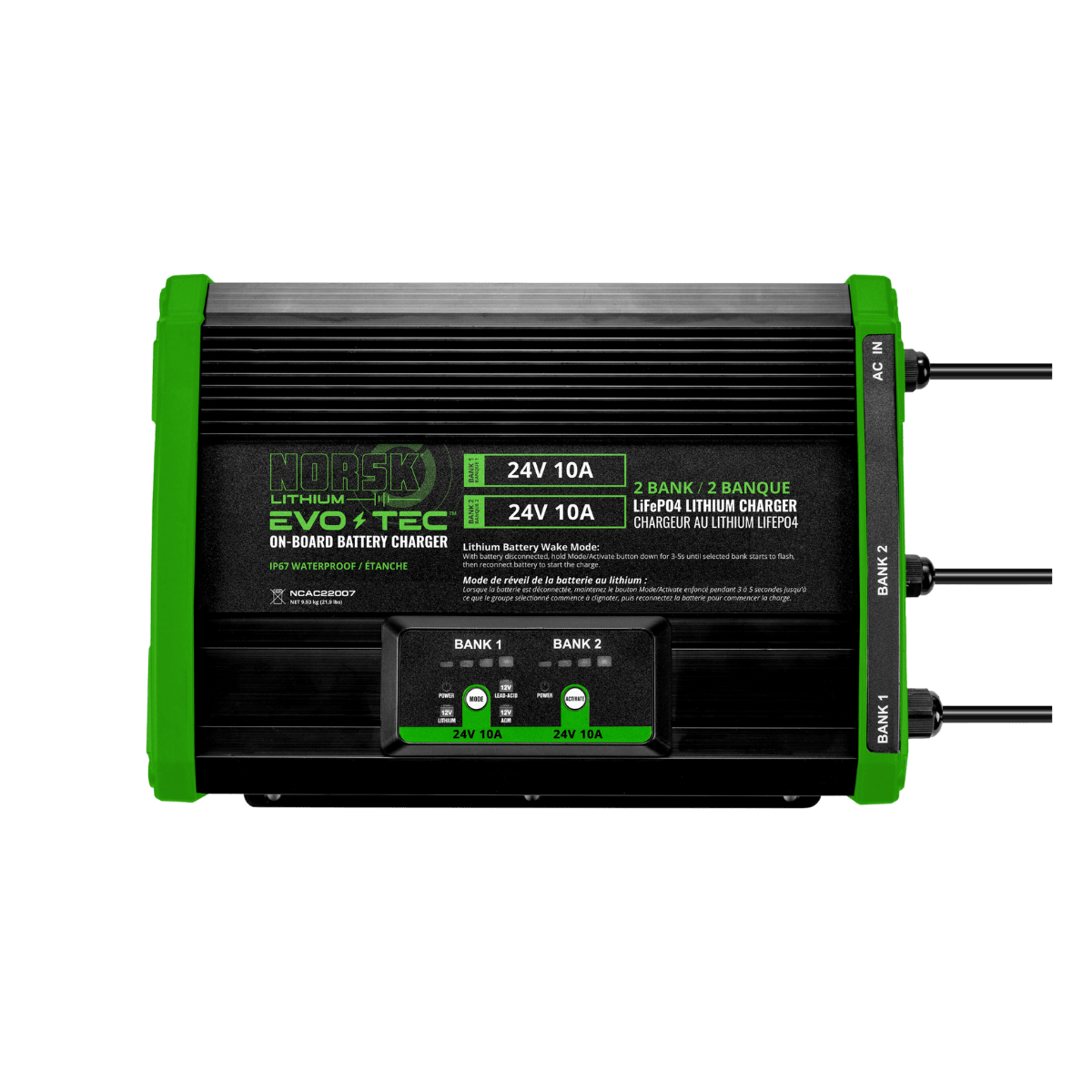 NORSK FISHING 24/24V 2B BATTERY CHARGER