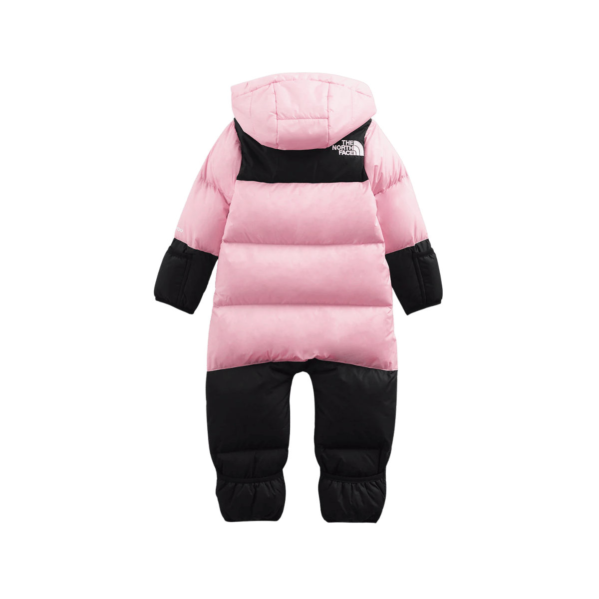 THE NORTH FACE BABY 1996 RETRO NUPTSE ONE-PIECE – CAMEO PINK - BACK VIEW
