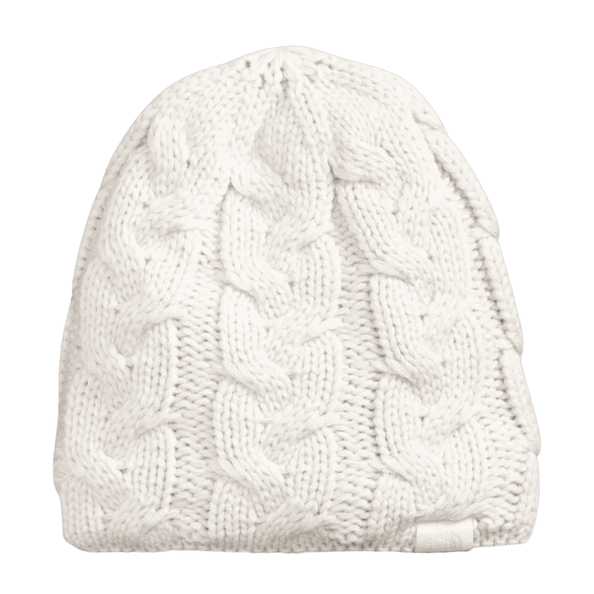 THE NORTHFACE CABLE MINNA BEANIE HAT - ONE SIZE - GARDENIA WHITE