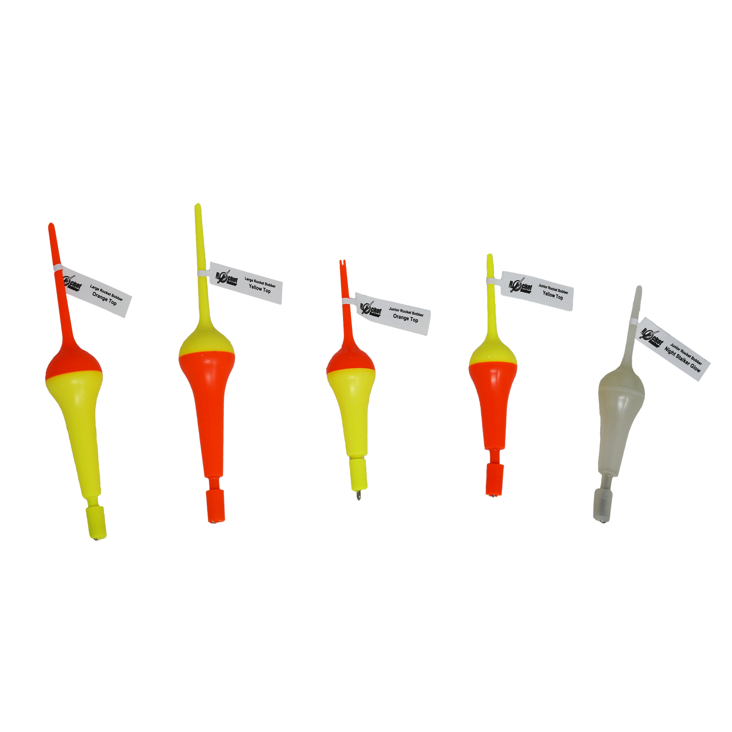 Rocket Bobber Junior, Orange Top - 4 3/4" Eco Packaging