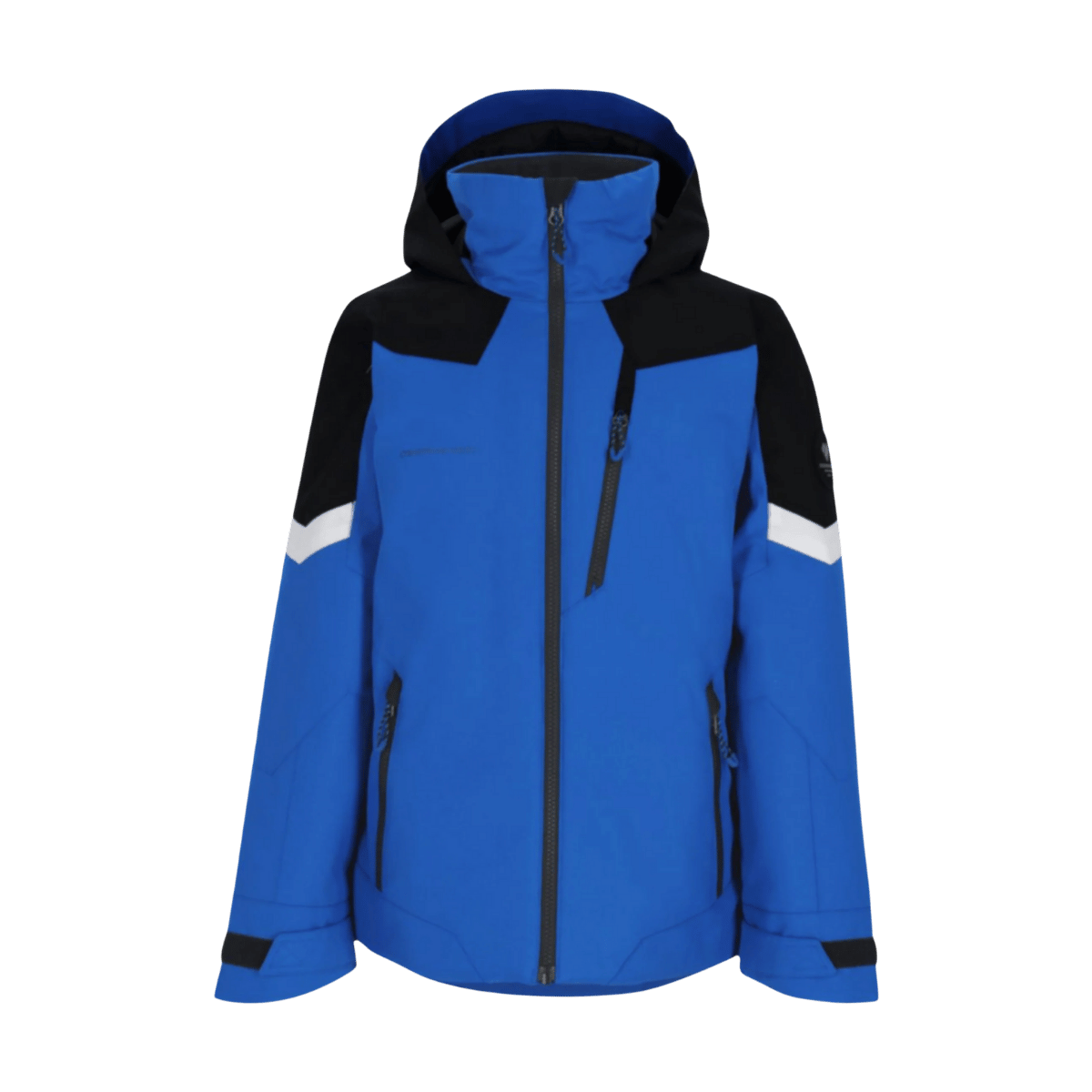 OBERMEYER BOY'S FLEET JACKET - COSMIC BLUE - FRONT VIEW