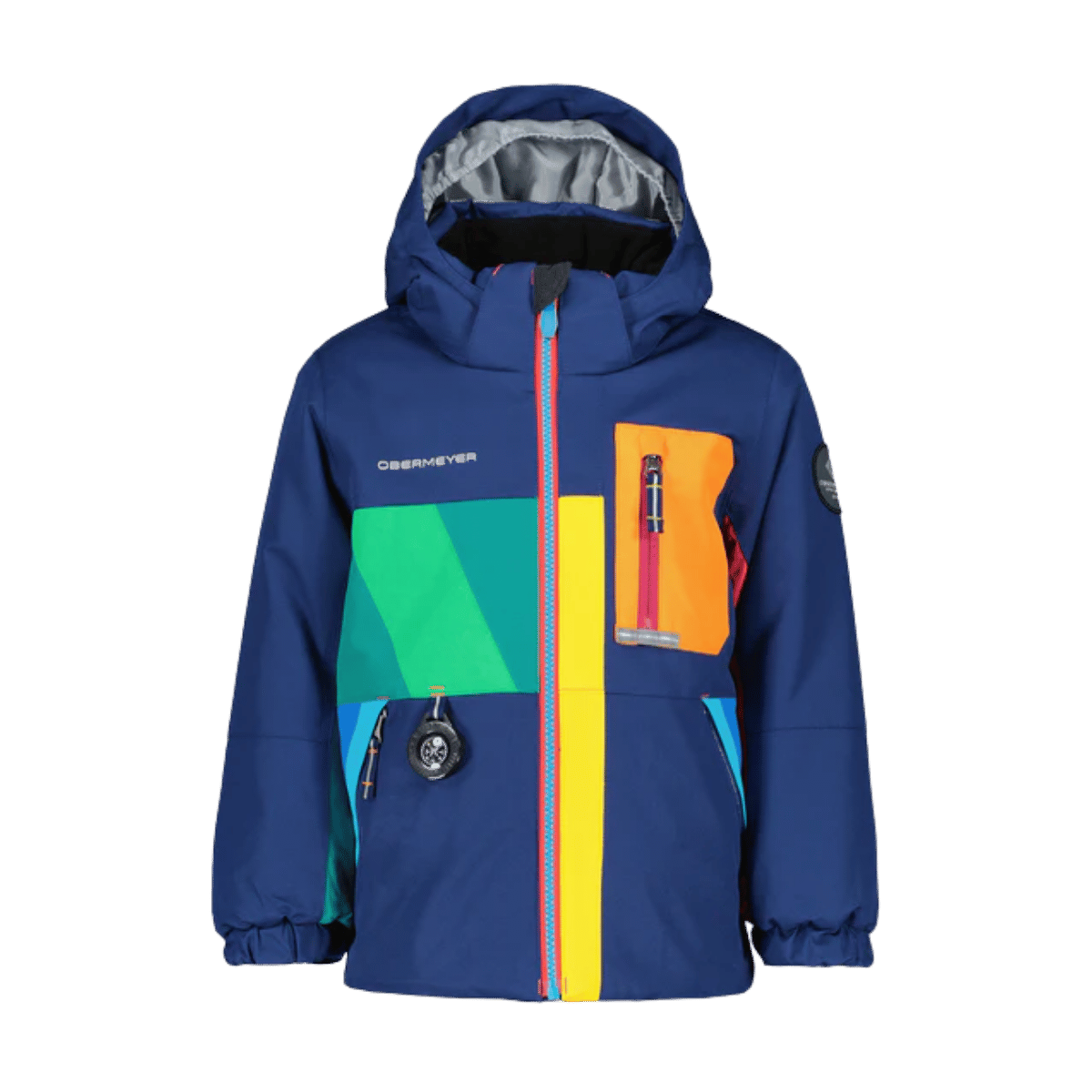 OBERMEYER BOY'S NEBULA JACKET - NAVY - FRONT VIEW