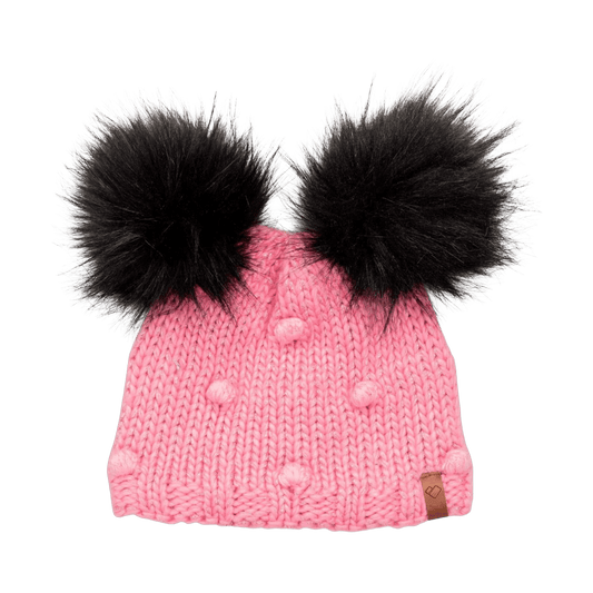 OBERMEYER KID'S PARIS POM-POM BEANIE - PINKAFECTION
