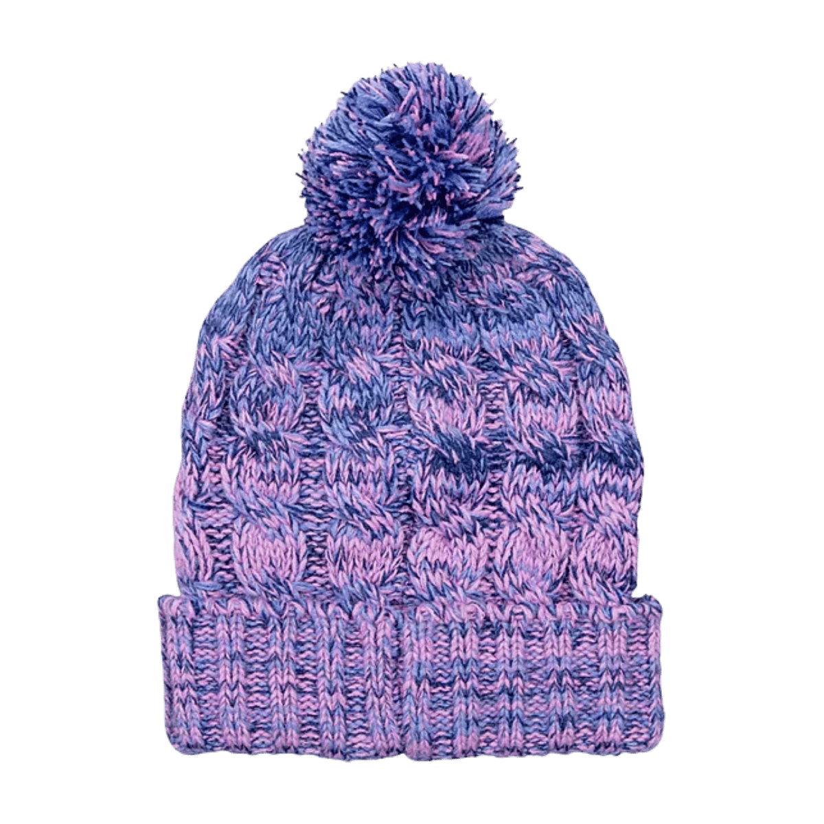 OBERMEYER GIRLS' SAN FRAN POM BEANIE - ONE SIZE - VINCA