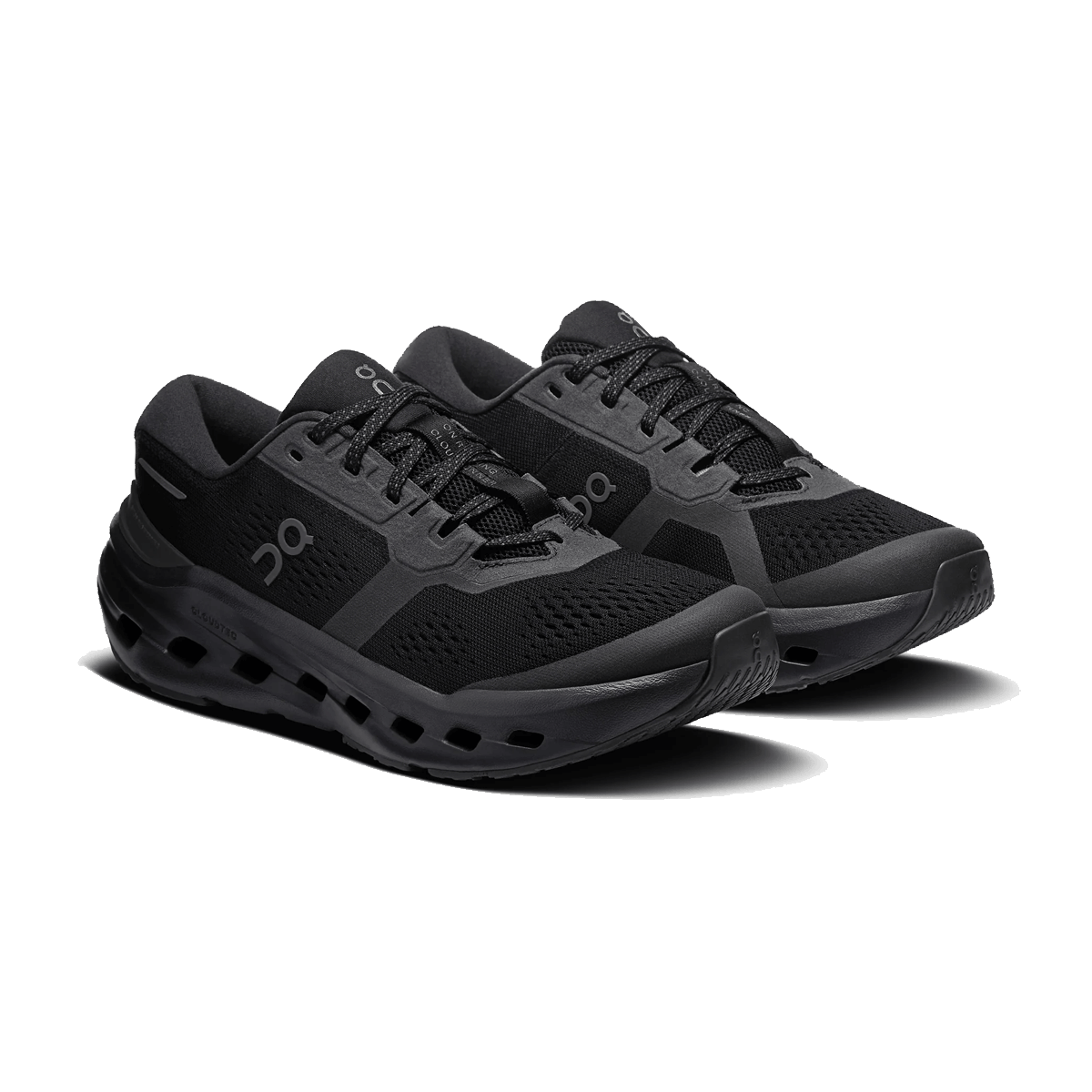 ON CLOUDRUNNER 3 RUNNING SHOES - BLACK - PAIR VIEW
