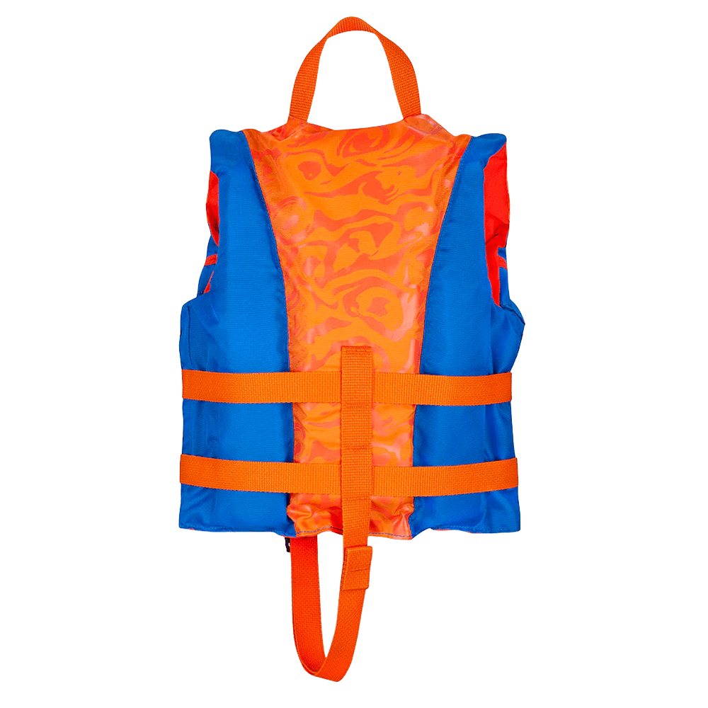 ONYX ALL ADVENTURE CHILD LIFE JACKET - 33 to 55 LBS - ORANGE/BLUE back