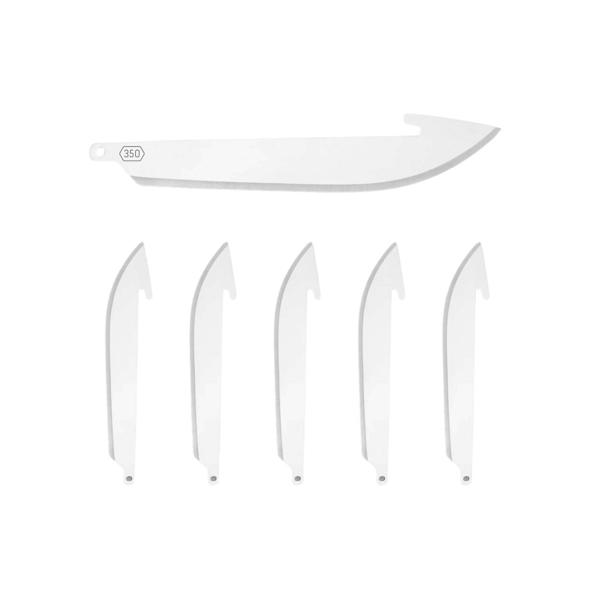 OUTDOOR EDGE DROP POINT BLADE PACK 6PK STAINLESS