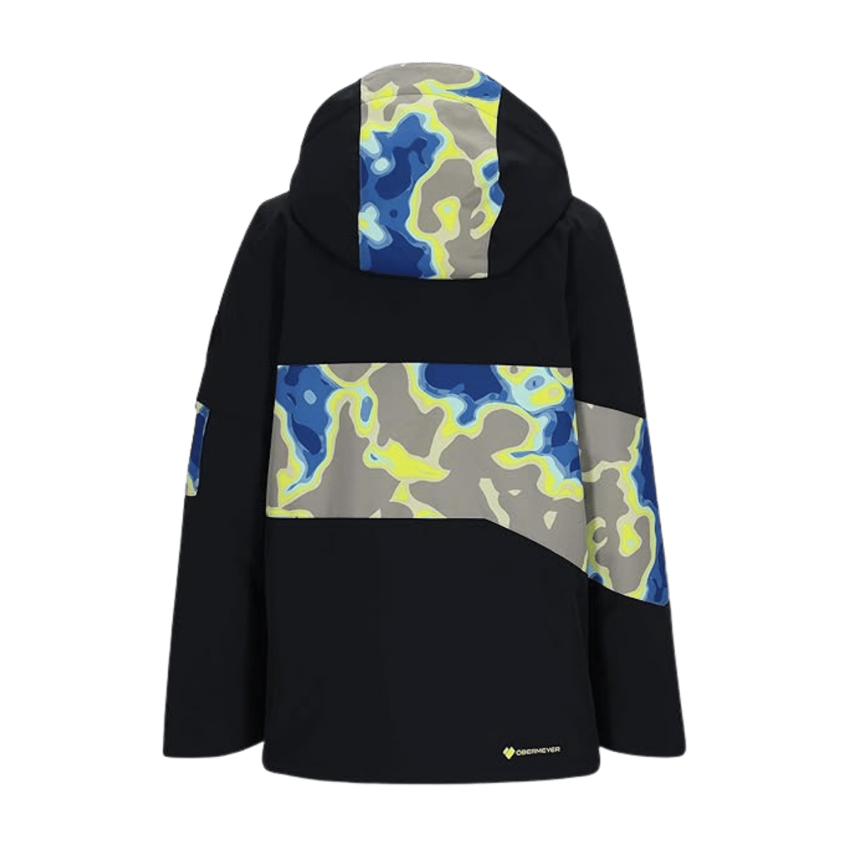 OBERMEYER BOYS' AXEL JACKET - THERMAL SHOCK - BACK VIEW