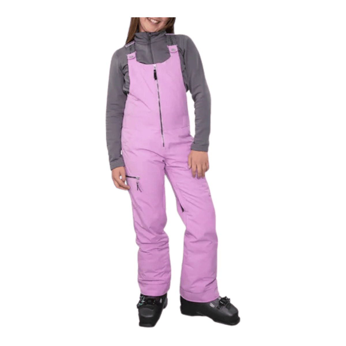 OBERMEYER YG ANYA BIB PANT - FAIRYTALE - FRONT VIEW