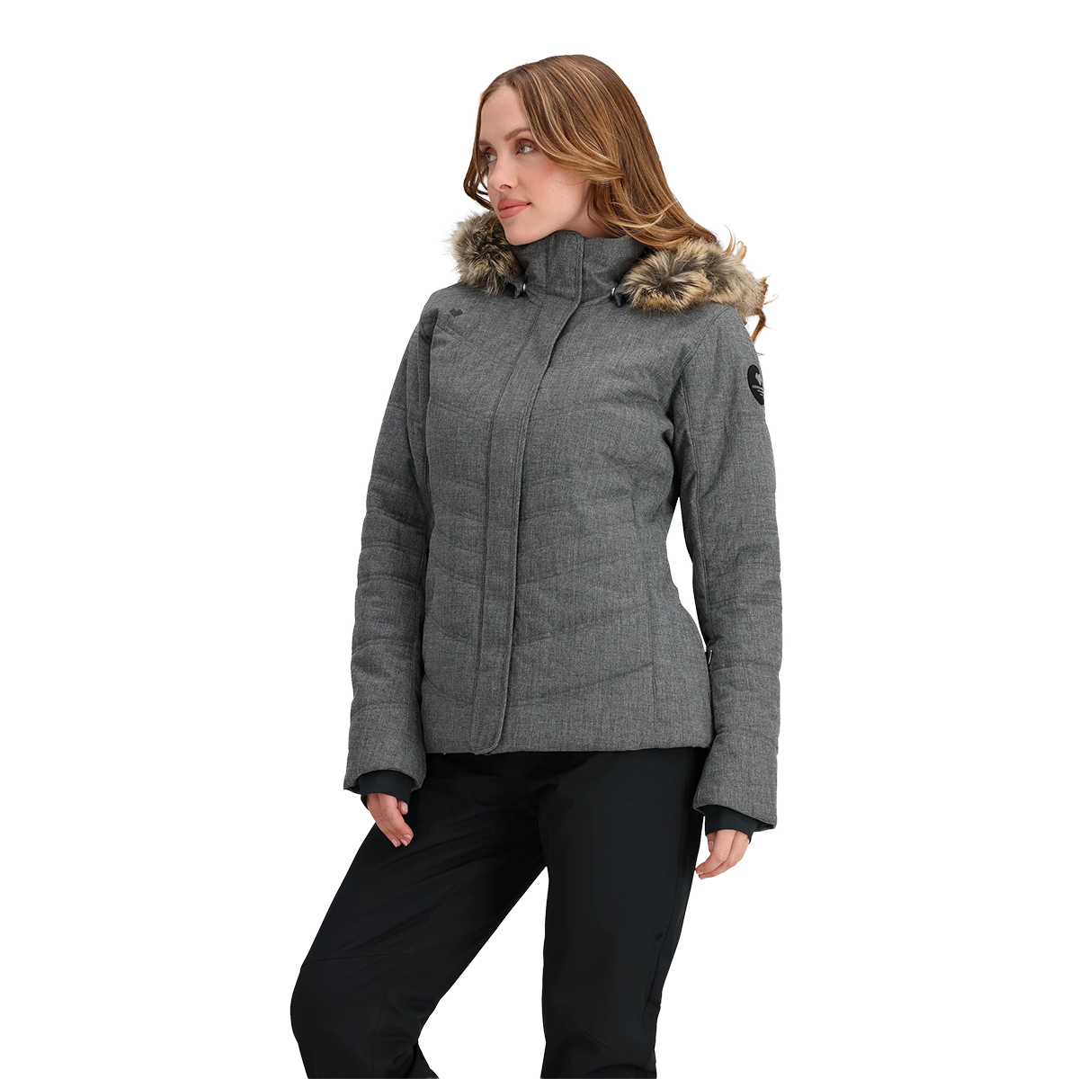OBERMEYER WOMEN'S TUSCANY II JKT - CHARCOAL 2