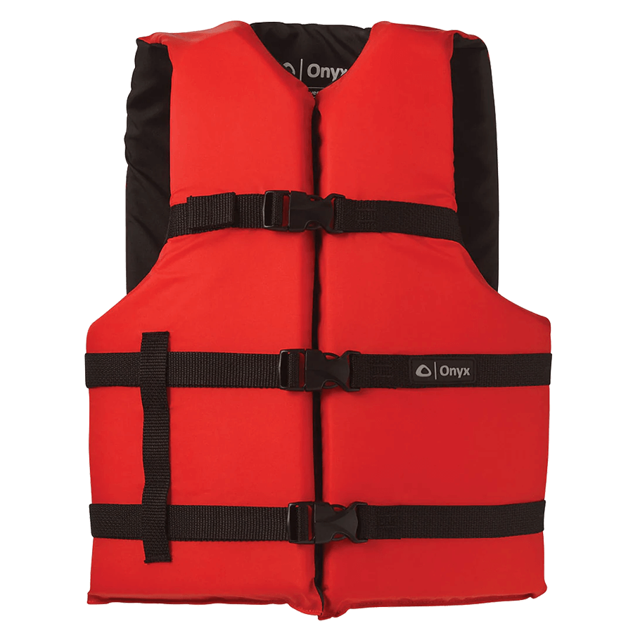 ONYX ADULT GENERAL PURPOSE LIFE JACKET - RED