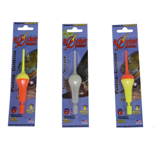 Rocket Bobber Junior 4 3/4" Single Blister Pack, Yellow Top