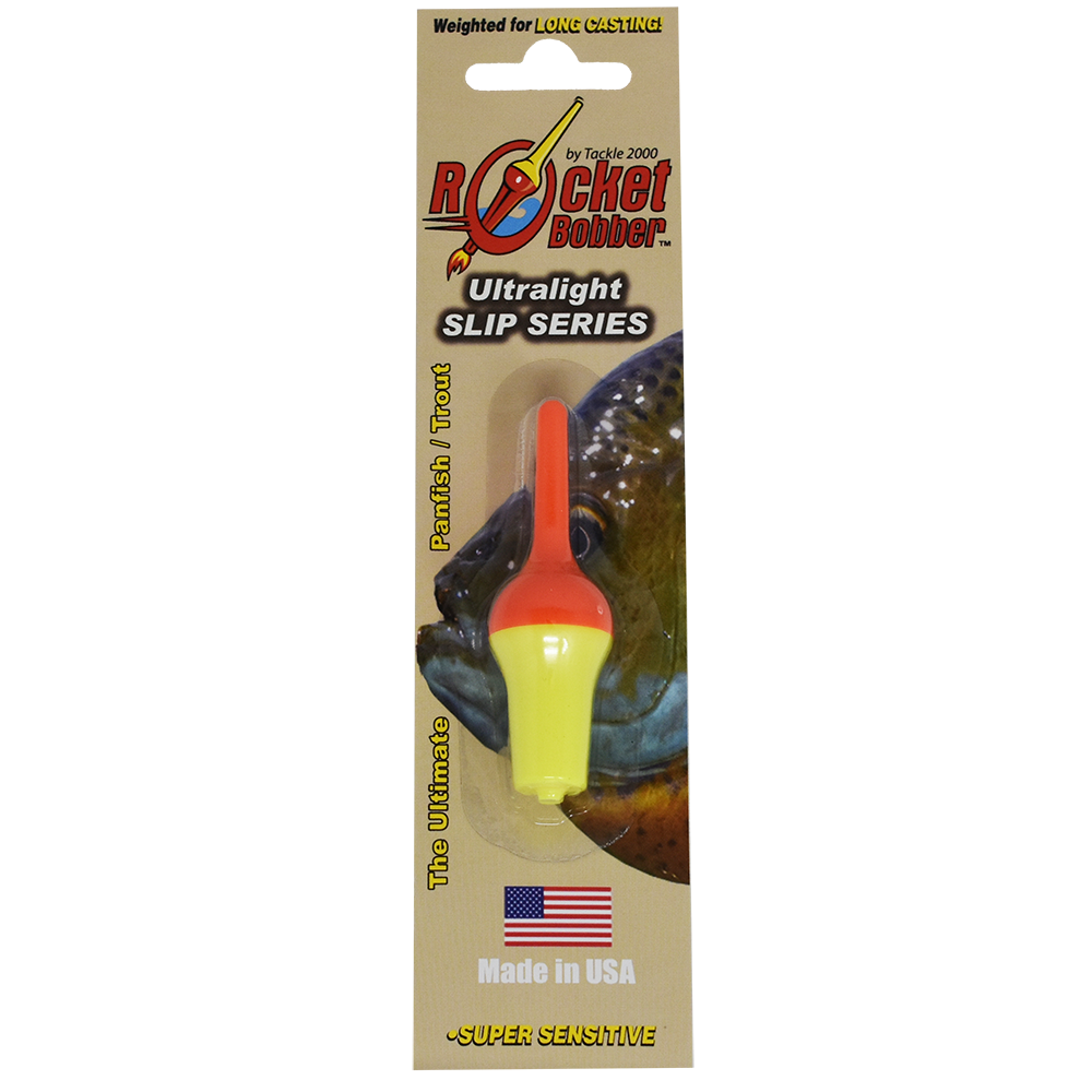 Mini Rocket Bobber Ultralight Slip Series (orange top)