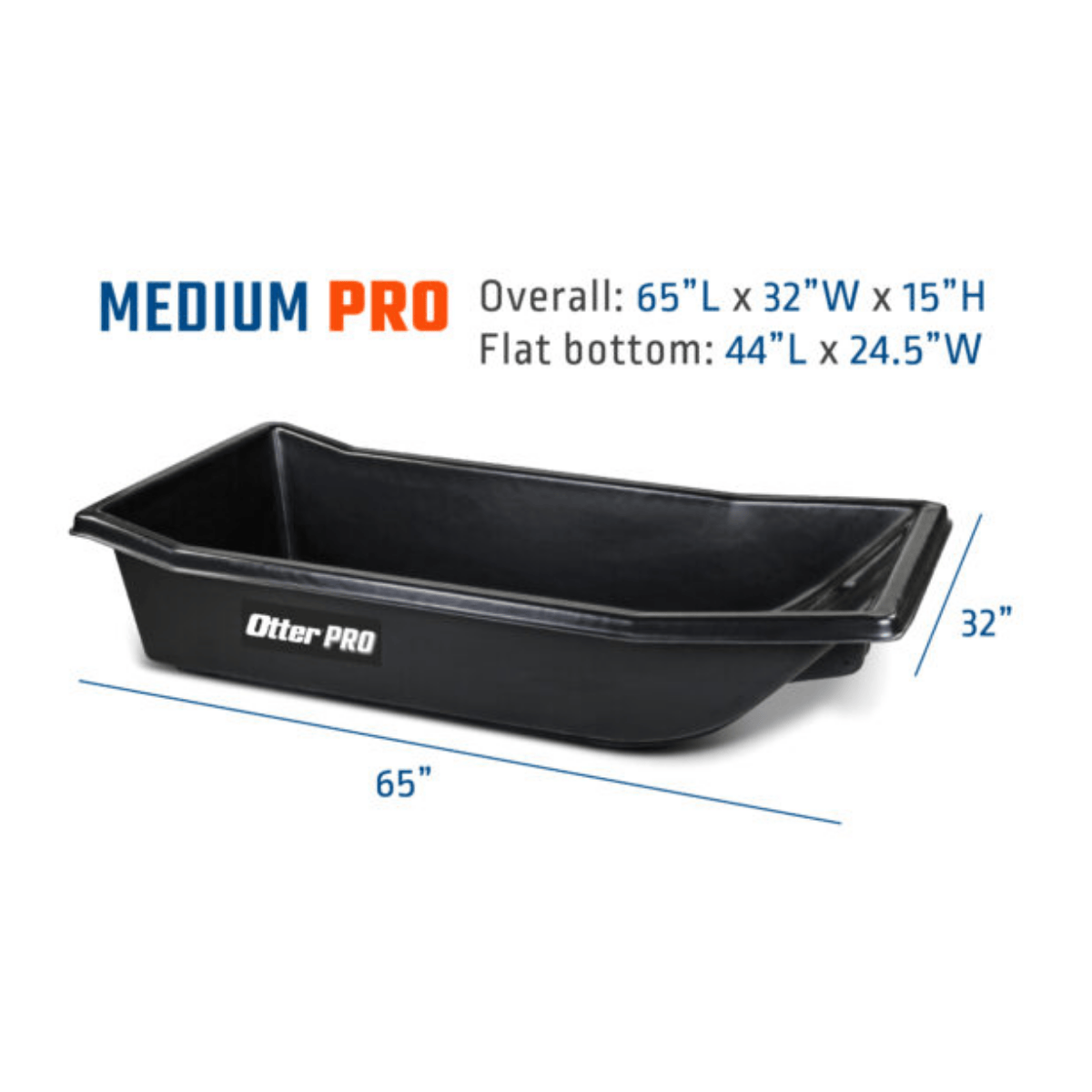 OTTER OUTDOORS PRO SLED MOLDED MEDIUM - SPECIFICATION