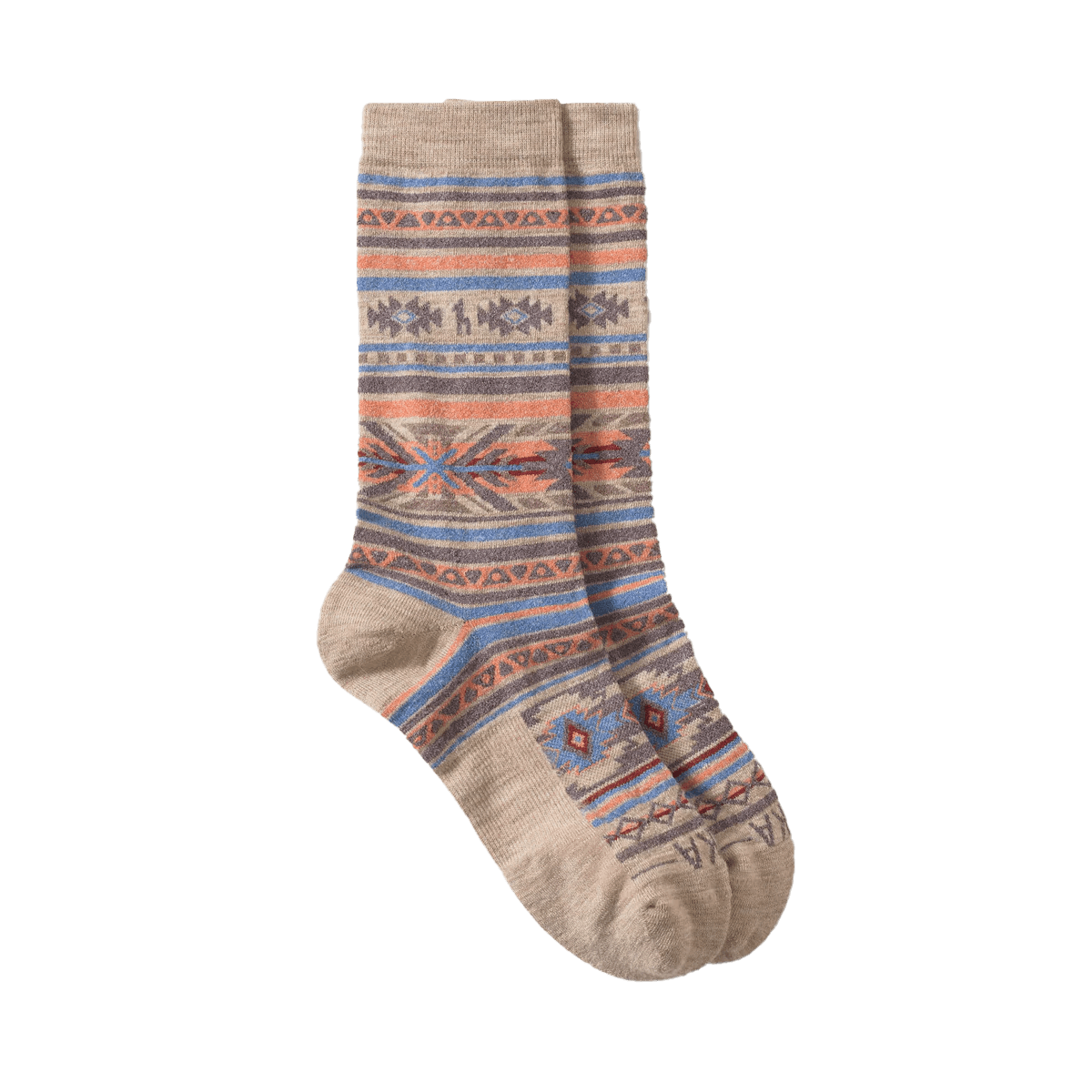 PAKA ESSENTIAL INCA CREW SOCKS TAN