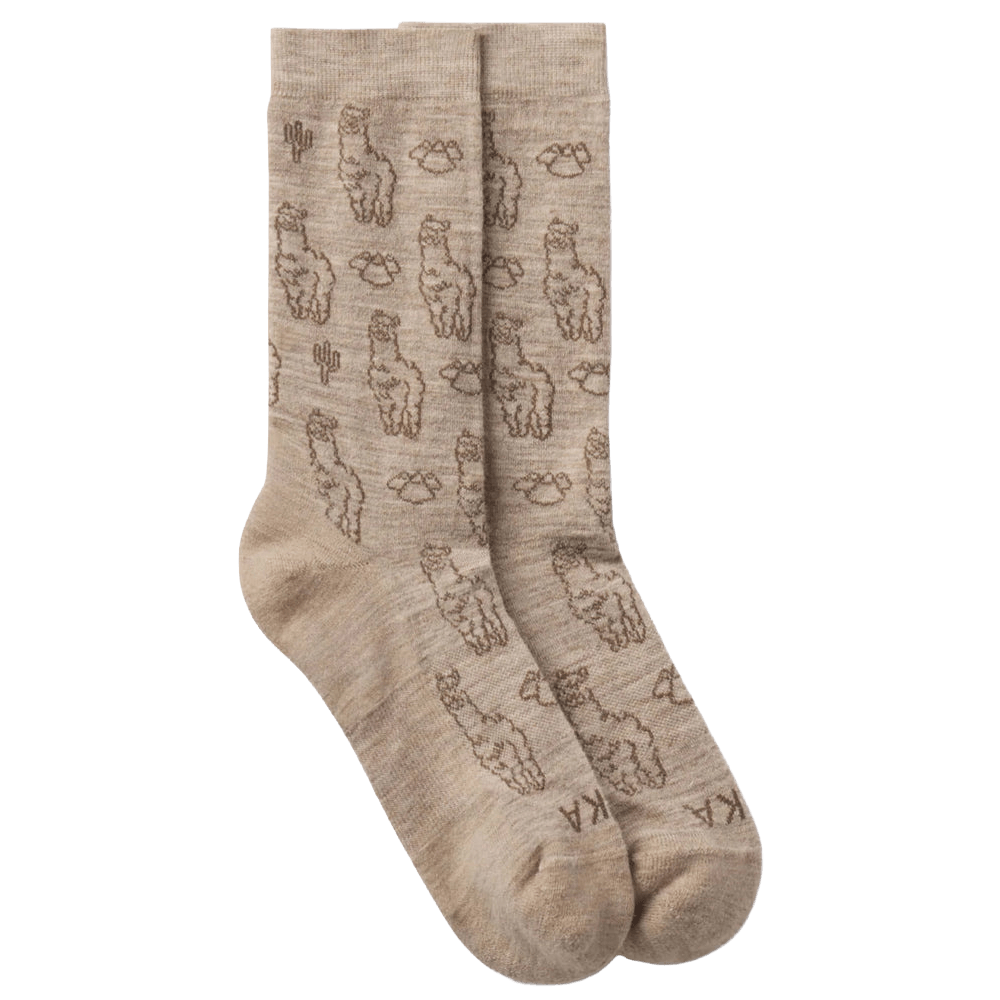 PAKA ESSENTIAL SEBASTIAN CREW SOCKS- TIMBER