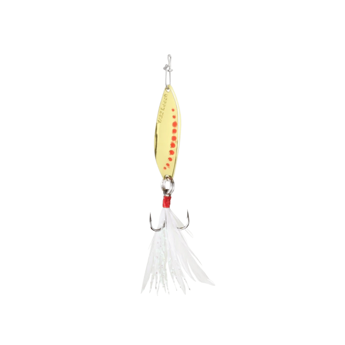 CLAM PANFISH LEECH FLUTTER SPOON - 1/32OZ - GOLD