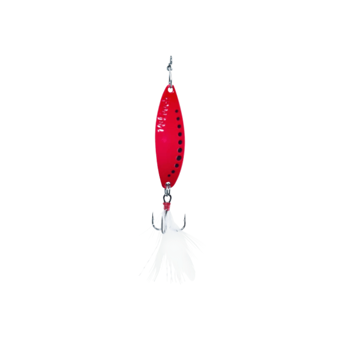 CLAM PANFISH LEECH FLUTTER SPOON - 1/32OZ - GLOW RED