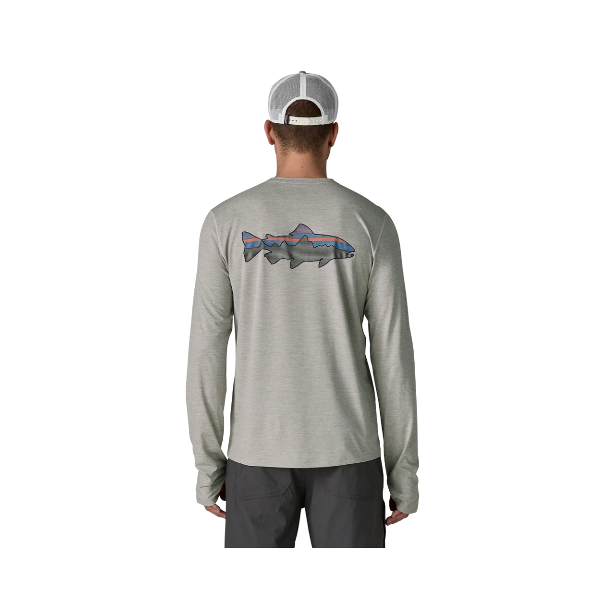 PATAGONIA L/S CAP COOL SUN SHIRT BACK