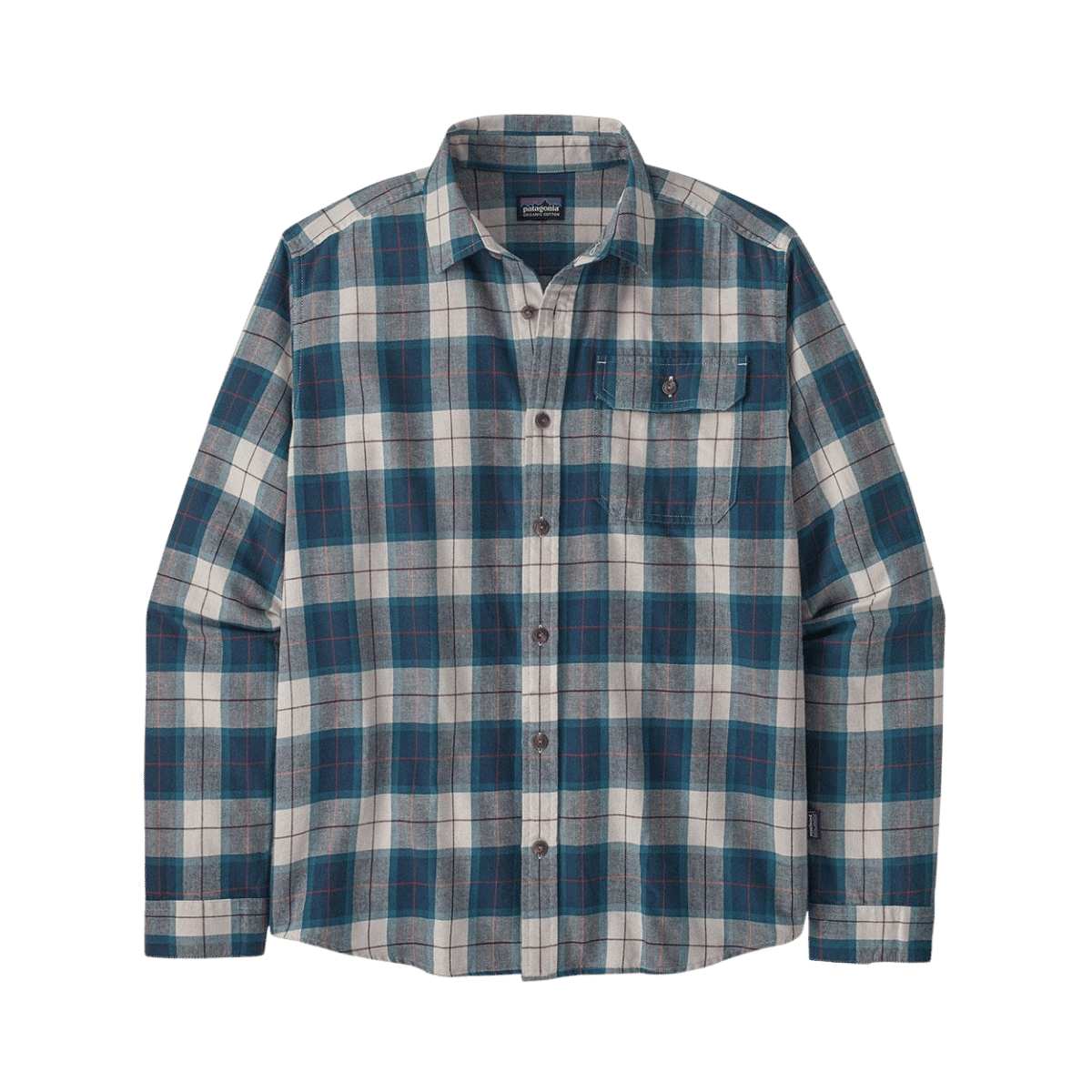 PATAGONIA LS CONVERSION LW FJORD FLANNEL TIDEPOOL BLUE